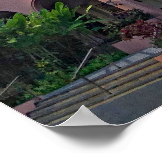 Royal Hawaiian Hotel Poster (Ecke)