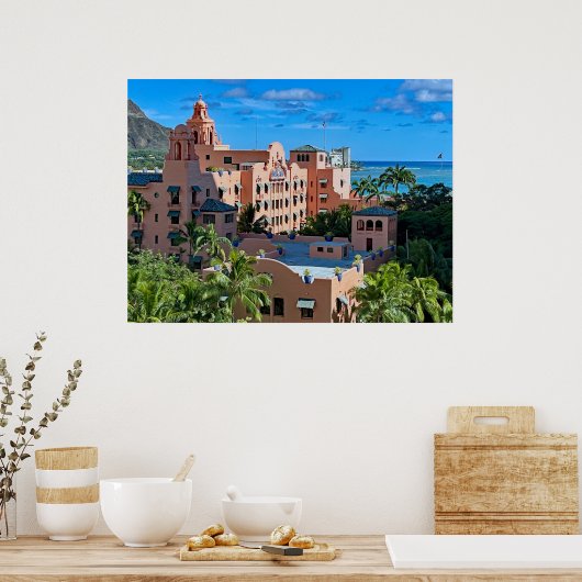 Royal Hawaiian Hotel Waikiki Poster (Küche)
