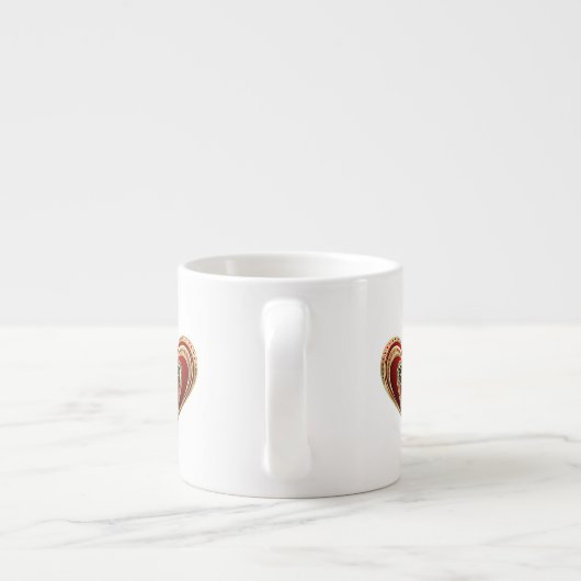 Royal Heart Espressotasse (Rückseite)