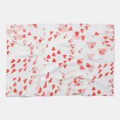 Royal Heart Flush Poker Cards, Geschirrtuch (Horizontal)