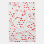 Royal Heart Flush Poker Cards, Geschirrtuch (Vertikal)