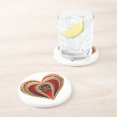 Royal Heart Getränkeuntersetzer (Seite)