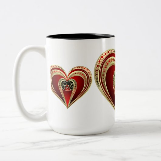 Royal Heart Zweifarbige Tasse (Links)
