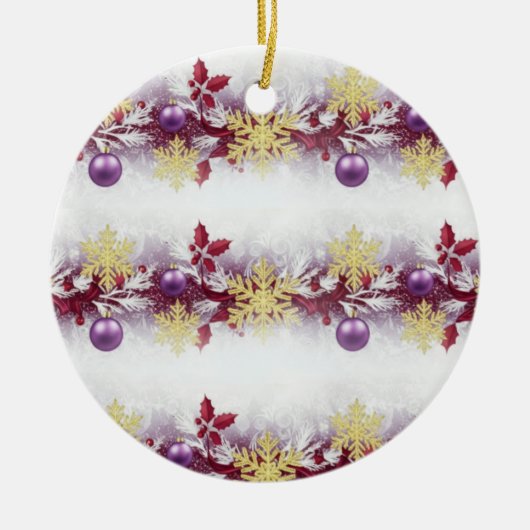 Royal Holiday Garland — Festive Ornament Design (Vorne)