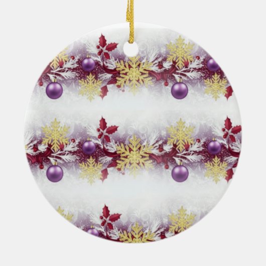 Royal Holiday Garland — Festive Ornament Design (Hinten)