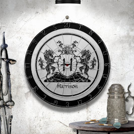 Royal Horse Wappen Monogram Dartscheibe