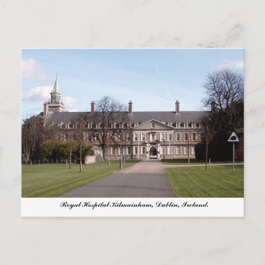 Royal Hospital Kilmainham, Dublin Irland Postkarte (Vorderseite)