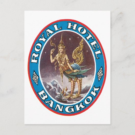 Royal Hotel Bagkok Postkarte (Vorderseite)