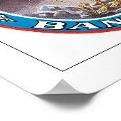 Royal Hotel Bangkok (weiß) Poster (Ecke)