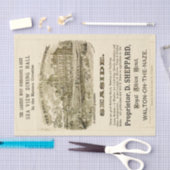 Royal Hotel English Seaside Vintage Poster Seidenpapier (Handwerk)