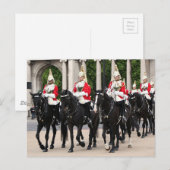 Royal Household Cavalry, London, England Postkarte (Vorne/Hinten)