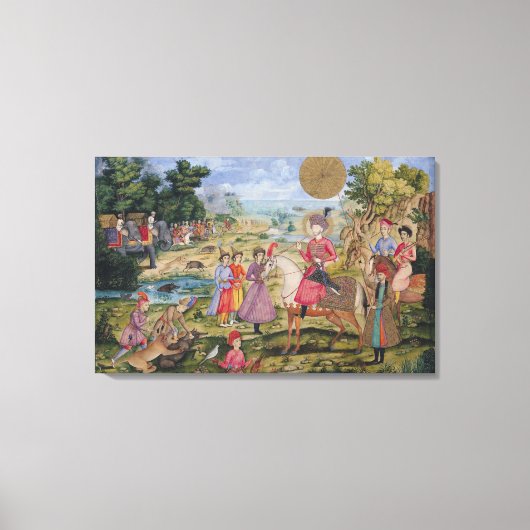 Royal Hunt aus Isfahan, Iran Leinwanddruck (Vorderseite)