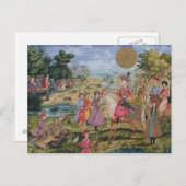 Royal Hunt aus Isfahan, Iran Postkarte (Vorne/Hinten)