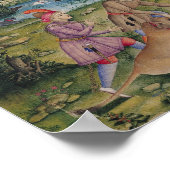 Royal Hunt, from Isfahan, Iran Poster (Ecke)