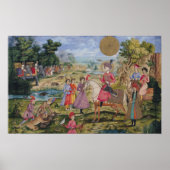 Royal Hunt, from Isfahan, Iran Poster (Vorne)