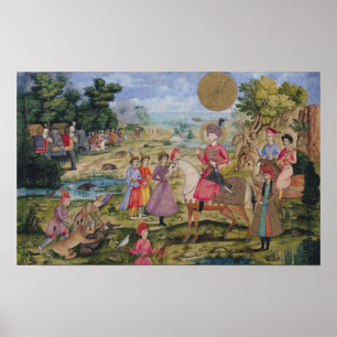 Royal Hunt, from Isfahan, Iran Poster