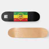 Royal I-tiopia Skateboard Deck von Iya Prints (Horizontal)