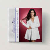 Royal Ice Pageant Sash Button Pin (Vorderseite)