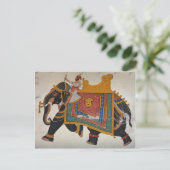 Royal Indian Elephant Postkarte (Stehend Vorderseite)