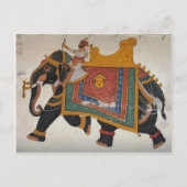 Royal Indian Elephant Postkarte (Vorderseite)
