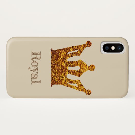 Royal iPhone X, selten dort Case-Mate iPhone Hülle (Rückseite (Horizontal))