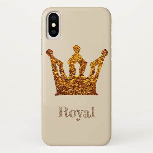 Royal iPhone X, selten dort Case-Mate iPhone Hülle (Rückseite)