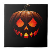 Royal Jack-O-Lantern Halloween Ceramic Tile Fliese (Vorderseite)