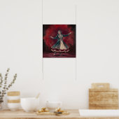 Royal Kathak Mudra Classical Dance Heritage Art Poster (Küche)