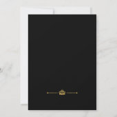 Royal King Birthday Einladung (Rückseite)