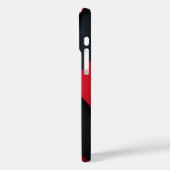 Royal King Red & Black Crown Phone Case (Rückseite / Links)