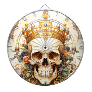 Royal King Skull Dartboard Dartscheibe