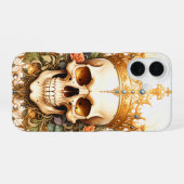 Royal King Skull iPhone-Hülle iPhone 16 Hülle (Rückseite (Horizontal))