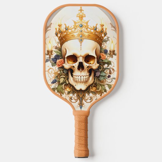 Royal King Skull Pickleball Paddle (Vorderseite)