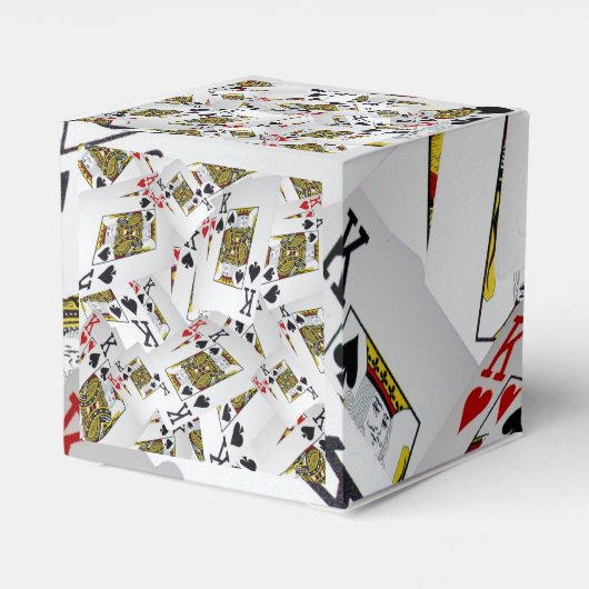 "Royal Layer: A Stack of Kings Poker Cards" Geschenkschachtel (Rückseite)