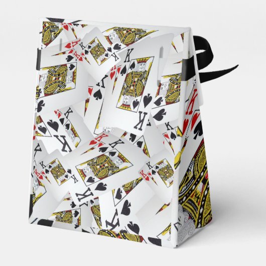 "Royal Layer: A Stack of Kings Poker Cards" Geschenkschachtel (Rückseite)