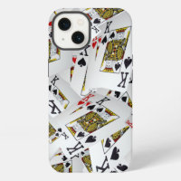 "Royal Layer: A Stack of Kings Poker Cards"