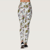 "Royal Layer: A Stack of Kings Poker Cards" Leggings (Rückseite)