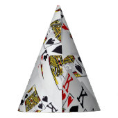 "Royal Layer: A Stack of Kings Poker Cards" Partyhütchen (Rückseite)