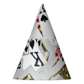 "Royal Layer: A Stack of Kings Poker Cards" Partyhütchen (Links)