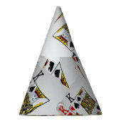 "Royal Layer: A Stack of Kings Poker Cards" Partyhütchen (Rechts)