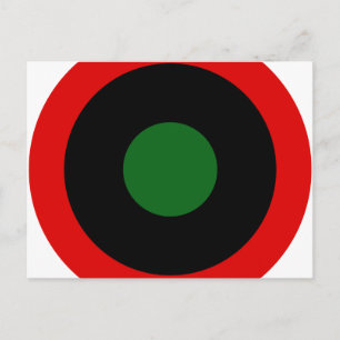 Royal Libyan Air Force Roundel (1951-1969) Postkarte