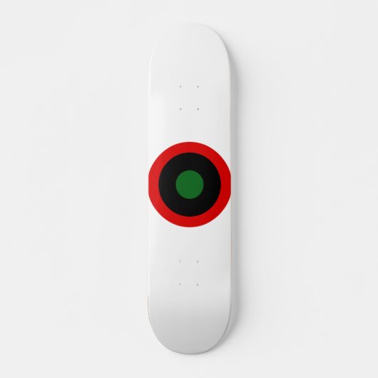 Royal Libyan Air Force Roundel (1951-1969) Skateboard (Vorne)