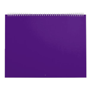 Royal Lila #52187E, grau Lila Kalender