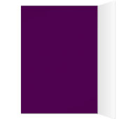 Royal Lila and Gold Table Card (Innen (Links))