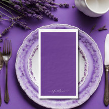 Royal lila - elegante Schrift