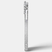 Royal Lila Glitzer Eyes Monogram Case-Mate iPhone Hülle (Rückseite / Links)