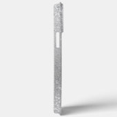 Royal Lila Glitzer Eyes Monogram Case-Mate iPhone Hülle (Rückseite / Rechts)