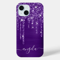 Royal Lila Glitzer Tropfens Glam Signature