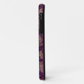 Royal Lila Gold Damask Monogram Case-Mate iPhone Hülle (Hinten/Links)
