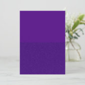 Royal Lila Halb-Glitzer-Flat Save the Date-Card Date (Stehend Vorderseite)